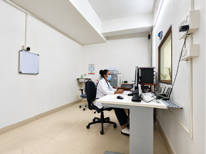 Radiology imaging equipment at Swastha Hospital